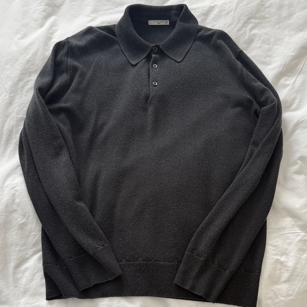 Circolo Men's Charcoal Polo Shirt